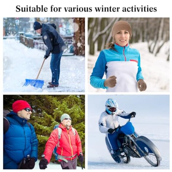 96-Piece Winter Hat Gloves Scarf Set Bulk Knit Fleece Adult Unisex